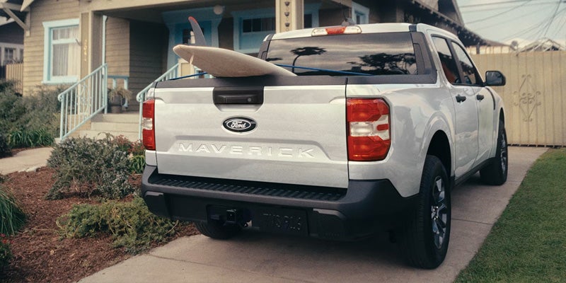 2026 Ford Maverick With Surf Board in Back