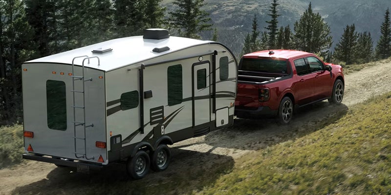 2026 Ford Maverick Towing Camping Trailer